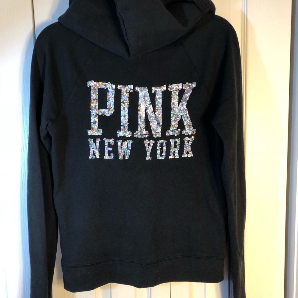 Pink hoodie sweatshirt